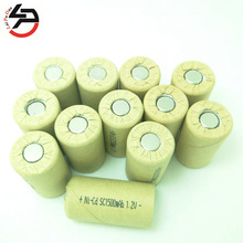 As células sc 1500mah 1.2v substituição da bateria 10a para makita mitsubishi ferramentas elétricas 1.5ah pilha recarregável 12 pacotes inclui 2024 - compre barato