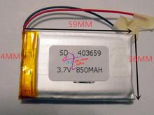 The tablet battery 403659 3.7V 850mah Lithium polymer Battery with Protection Board For MP5 GSP Digital Products 2024 - buy cheap