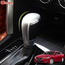 For Mazda 6 Atenza GJ 2013 2014 2015 2016 2017 Chrome Gear Shift Head Cover Trim Handle Control Knob Lid Decoration Car Styling 2024 - buy cheap