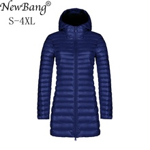 NewBang Brand Womens Down Jackets Female Long Winter Warm Coat Ultra Light Down Jacket Women Lightweight Warm Women's Overcoats 2024 - buy cheap