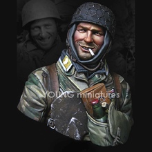 1/10 fallfilme mjager, 1944, modelo de resina busto gk, tema militar da guerra mundial ii, kit inmontado e sem pintura 2024 - compre barato