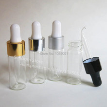 Botella de vidrio con gotero de pipeta, botella de vidrio cuentagotas de 500 oz, envase de embalaje de vidrio transparente e líquido, 1/3X10ml 2024 - compra barato