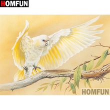 HOMFUN Full Square/Round Drill 5D DIY Diamond Painting "Bird scenery" Embroidery Cross Stitch 3D Home Decor Gift A12318 2024 - buy cheap