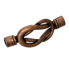 8 estaciones cierres magnéticos Bowknot cobre antiguo (se adapta a cable de 6mm de diámetro) 4,7 cm x 18mm,2 juegos nuevos 2024 - compra barato