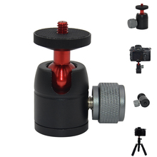 Mini trípode giratorio de cabeza esférica, cabezal de cámara, trípode pequeño para cámara, soporte de luz, accesorios DSLR 2024 - compra barato