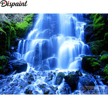 Dispaint Full Square/Round Drill 5D DIY Diamond Painting "Waterfall scenery" 3D Embroidery Cross Stitch Home Decor Gift A12112 2024 - buy cheap