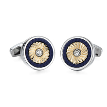 DY new high quality fashion men French shirt Cufflinks Retro style luxury brand crystal gold pattern Cufflinks 2024 - buy cheap