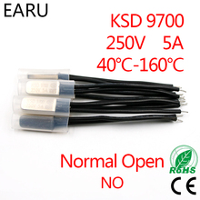 2PCS KSD9700 250V 5A BIMETAL DISC TEMPERATURE SWITCH N/O NORMAL OPEN NO THERMOSTAT THERMAL PROTECTOR 40~135 DEGREE CENTIGRADE 2024 - buy cheap