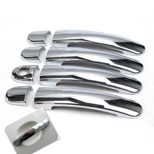 FUNDUOO New Chrome Car Side Door Handle Cover Trim Sticker For VW Jetta 2012 2013 2014 Free Drop Shipping 2024 - buy cheap