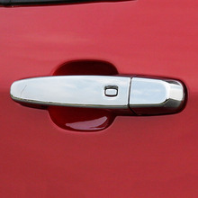 Manija de puerta Interior de coche, embellecedor con hueco de llave inteligente, accesorios de estilo, ABS cromado, para Chevrolet Equinox 2017 2018, 8 Uds. 2024 - compra barato