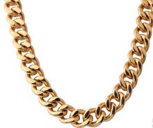 GNAYY-collar de eslabones de cadena cubana para hombre, joyería de acero inoxidable dorado, de alta calidad, de 10mm y 24 pulgadas, regalos de navidad 2024 - compra barato