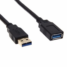 USB 3.0 SuperSpeed USB3.0 Macho a UMA Fêmea para Cabo de Extensão M/F AZUL 2024 - compre barato