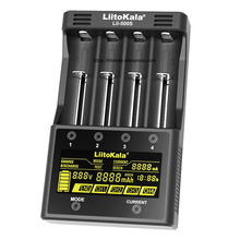 LiitoKala-cargador de batería Lii-500S, dispositivo para 18650, 18650, 26650, pilas AA AAA, prueba de capacidad de la batería, control táctil 2024 - compra barato