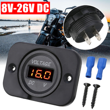 Voltage Meters 1pc 12V-24V Red LED Digital Display Voltmeter Panel Car Motorcycle SUV ATV Boat Voltage Meter Gauge 2024 - buy cheap