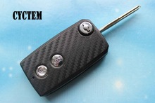 CYCTEM Car Modified Key Shell Casing 2 Buttons Folding Remote Key Case Fob Cover Replacement Fit For Hyundai Elantra 2024 - buy cheap