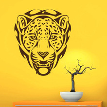 ZOOYOO Africano Leopardos Animais Decalques PVC Removível Wall Art Decor Decal Adesivos de Parede Decoração Da Casa Adesivo 2024 - compre barato