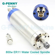 220V 800W  ER11 CNC Water Cooling Spindle 65mm diameter Motor wood working Spindle & 65mm bracket & 75w water pump 2024 - buy cheap