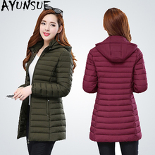 AYUNSUE Autumn Winter Jacket Women clothes Parka Light Wadded Long Coat Korean Padded Parkas Abrigos Mujer Invierno 2020 KJ616 2024 - buy cheap