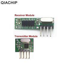 QIACHIP 433mhz RF Transmitter and Receiver Superheterodyne UHF ASK Remote Control Switch Module For Arduino Uno Wireless Diy Kit 2024 - buy cheap