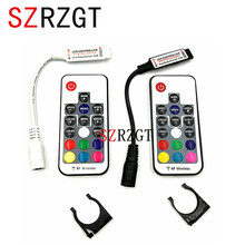 LED RGB Controler Black / White DC 5-24V 17key RF Wireless Remote Controller For RGB LED Strip 2024 - buy cheap