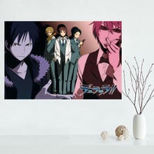 Poster de tela personalizado durarara, arte em parede de alta qualidade, poster em tecido, impresso 2024 - compre barato