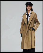 2019 Autumn women's double-breasted Trench coat Brand new design england style belt windbreaker coat women overcoat A634 2024 - buy cheap