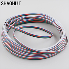 10 meters 5Pin extension cable use for 12v 24v strip tape string connect electric wire For RGBW 5050 3528 LED Stirp Light 2024 - buy cheap