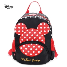 Disney Mickey Mouse Cute Cartoon Backpack kindergarten Backpack 3-6 years old girl boy Minnie outdoor Travel bag school 2024 - buy cheap