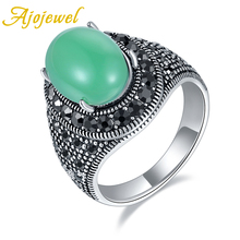 Женское кольцо с крупным камнем, в стиле ретро 2024 - купить недорого