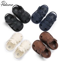 2019 Brand Toddler Newborn Baby Boy Girl Sandals Soft Sole Shoes Leather Sandles Prewalker Summer Baby Shoes 0-18M 2024 - buy cheap