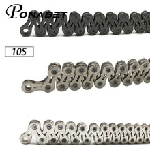 Ponabet MTB Bike Road High Quality Durable Chain 10s 20s 30s 10 Speed Part K7 System bike bicycle chain types 2024 - buy cheap