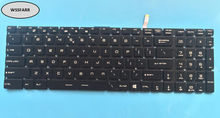 US INTERNATIONAL Keyboard For MSI Steelseries GT62 GT72 GE62 GE72 GS60 GS70 Gaming Laptop Black No Frame Full Colorful Backlit 2024 - buy cheap