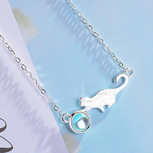   New Arrival Moonstone Cat Pendants Necklaces Fashion Women Jewelry   Necklace for Party Accessories 2024 - buy cheap