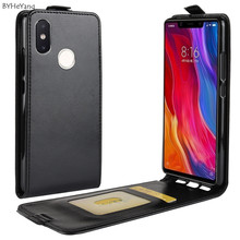 BYHeYang Cases For Xiaomi Mi8 SE Case PU Wallet Luxury For Xiaomi mi 8 SE Cases Leather Flip Business Vintage Coque Cover mi8 se 2024 - buy cheap