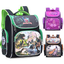 New Children School Backpack for Boys Dinosaur Girls Butterfly Floral Pattern School Bags Large Orthopedic Backpacks Grade 1-5 2024 - buy cheap