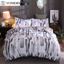 2/3Pcs Printing Duvet Cover Sets Polyester Bedding Set Duvet Cover With Pillowcases Irregular Stripe Pattern Bedroom Bedding Set 2024 - buy cheap