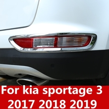 Rear fog lamp cover exterior decoration fog light frame sequins fog light strip special For kia sportage 3 2017 2018 2019 2024 - buy cheap