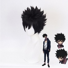 Anime My Hero Academia Dabi  Short Black Cosplay Wig Boku no Hero Academia Halloween Costume Heat Resistant Synthetic Hair Wigs 2024 - buy cheap