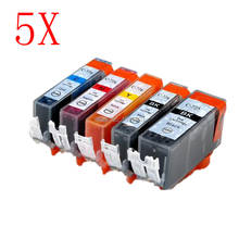 5x  Compatible PGI-725 CLI 726 ink cartridge For Canon IP4870 IP4970 IX6560 MG5170 MG5270 MG5370 MG6170 MG6270 MG8170 MG8270 MX8 2024 - buy cheap