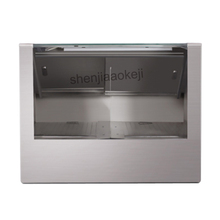 Commercial Popcorn insulation cabinet heating display cabinet Stainless steel slide cover popcorn warmer glass display cabinet 2024 - buy cheap