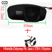 wireless HD Transmitte &Receive video ReverseColor CCD car Camera Parking Assistance New LED For Honda CRV CR-V Odyddey Fit Jazz 2024 - buy cheap