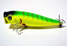 10PCS/lot Popper lure fishing fish hook light yellow baits 9cm 15g F0003 2024 - buy cheap