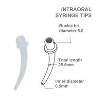 Bicos de seringa intraoral descartáveis 500 dentes, pontas de mistura dentária descartáveis, misturador branco e transparente, bicos de seringa intraoral 2024 - compre barato