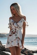 Sleeveless V-Neck Spaghetti Strap Beach Floral Ruffle Tank Mini Casual Dress Women Flying Sleeve Sundress Chiffon 2024 - buy cheap