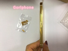 Para phone5/5S y phoneSE, chapado en oro real de 24CT, Carcasa Trasera original con edición GOLDCO DUBAI, alta calidad 2024 - compra barato