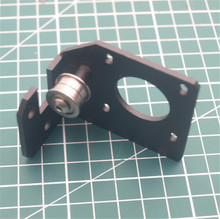 1pcs CR-10 3D printer parts black anodized aluminum Y Axis Parts Nema 17 motor Bracket for 2040 extrusion 2024 - buy cheap