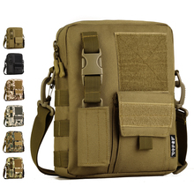 Men Camo Waterproof Vertical Messenger Bag Army Fans Tactical oulder Bag Outdoor Travel Commuter Pack Extend Molle Bag K316 2024 - buy cheap