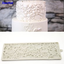 MX158 Shells Pattern Lace Mold  Silicone Sugar Lace Pad Cake Brim Decoration Mold Kitchenware DIY Tool 2024 - buy cheap