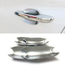 For Hyundai Tucson 2015 2016 2017 2018 ABS Chrome Door Handle Cup Bowl Cover Trim Sticker Car Accessories 4pcs 2024 - buy cheap