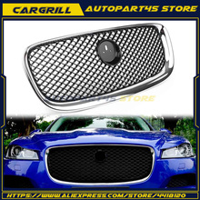 Auto Front Upper Grille Grill Mesh Replacement for Jaguar XE Black Chrome 2015-2018 16 17 New 2024 - buy cheap